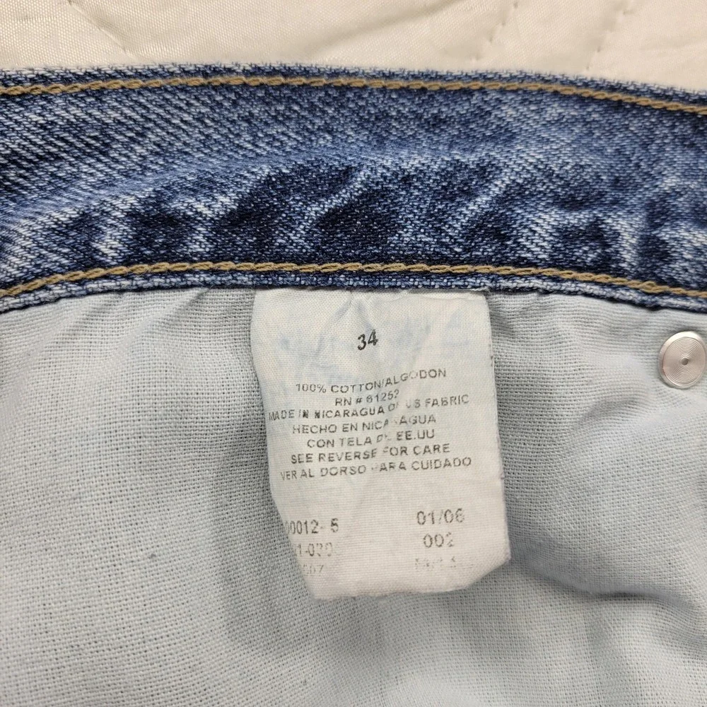 Arizona relaxed blue jean shorts size 34